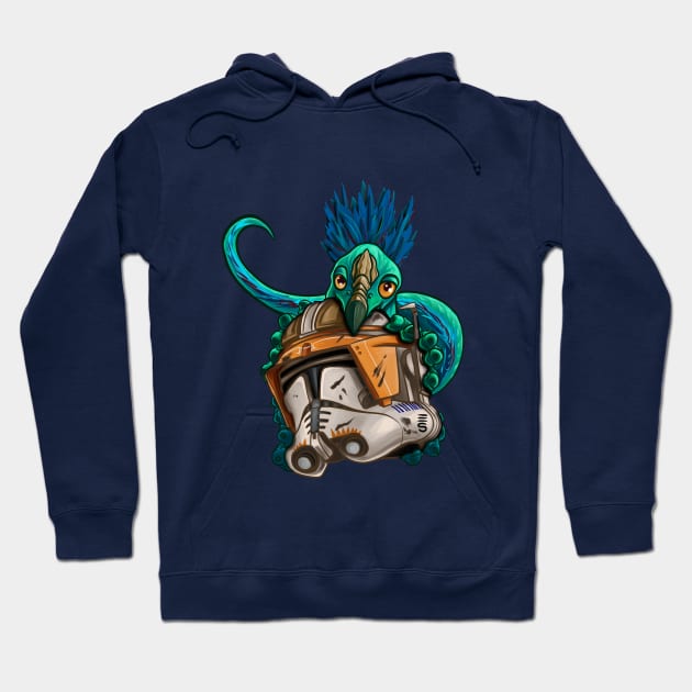 Little Boga Nibbling Cody's Helmet Hoodie by Gloomlight